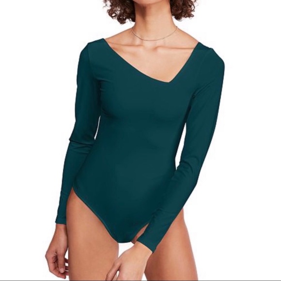Free People Tops - Free People Abbie Bodysuit in Green